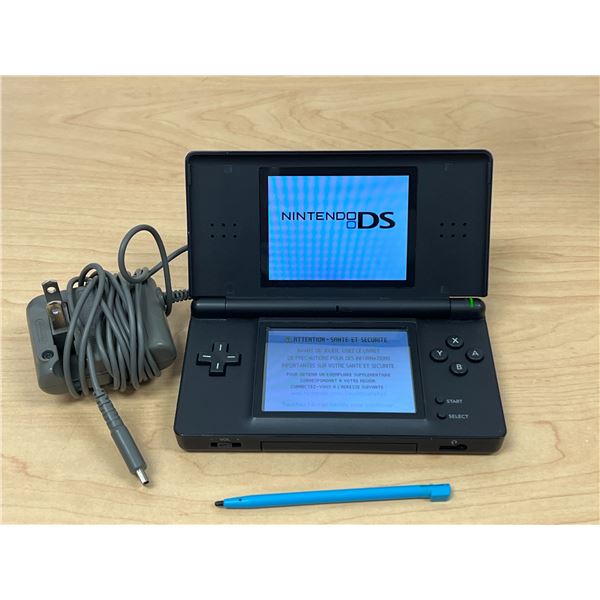 Nintendo DS Lite With Charger & Stylus as pictured