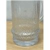 Image 4 : iittala Niva Mid Century Textured Glass Pitcher - Approx: 8" tall