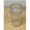 Image 8 : iittala Niva Mid Century Textured Glass Pitcher - Approx: 8" tall
