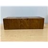 Image 5 : Vintage Wood Index File Card Box / Holder - Approx: 5x7 & 17.25"L