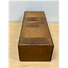 Image 6 : Vintage Wood Index File Card Box / Holder - Approx: 5x7 & 17.25"L