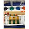 Image 3 : 6 Player Croquet Set with Carrying Bag - some use - see photos