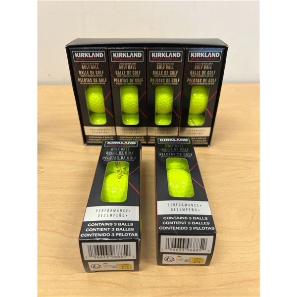 18 New Kirkland Signature Golf Balls as pictured