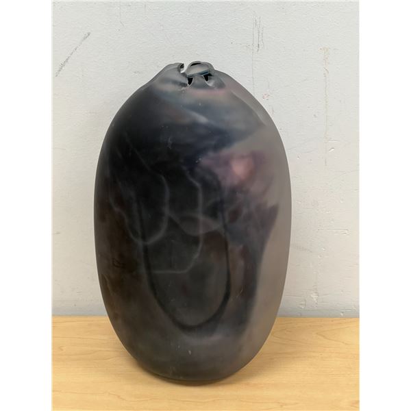 Unusual Multi Color Studio Art Glass Vase / Centerpiece - Approx: 11"T 6.5"W