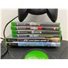 Image 5 : Microsoft XBOX with Controller / Wiring & Games as pictured - powers up, not tested