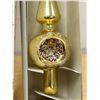 Image 4 : Vintage West German Blown Glass Christmas Tree Topper - Approx: 10"