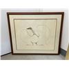 Image 1 : Large Benjamin Chee Chee "Dancing Goose" Framed Print - Frame: 31x26.5"