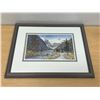 Image 5 : Signed Marilyn Kinsella "Spring at Lake Louise" 503/775 Framed Art w/COA 17x21.5