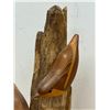 Image 3 : Norm Peterson (Winnipeg) Hand Crafted Wooden Bird Sculpture 11" see all photos