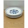 Image 4 : 6 Mid Century Lotte Figgjo Turi-Design (Norway) 9.5" Dinner Plates - good used condition