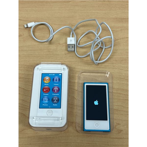 Apple iPod Nano with Case & Cord as pictured - Apple Logo only when powered up