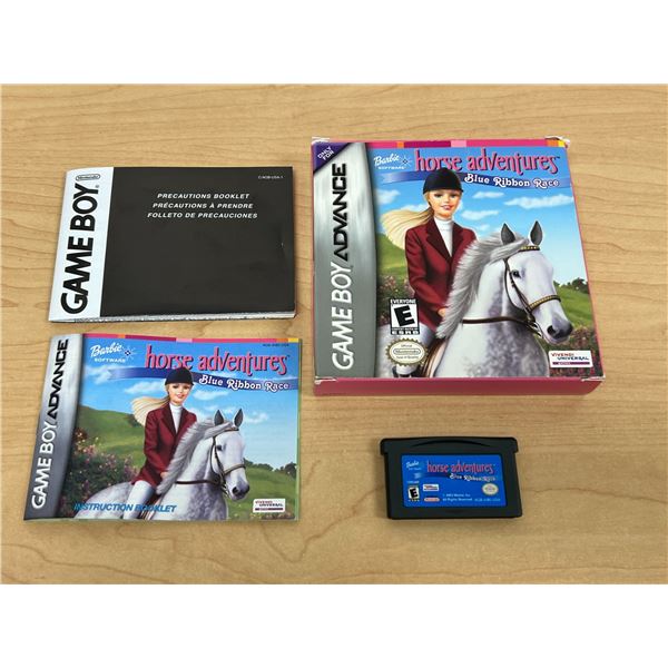 Barbie Horse Adventures Blue Ribbon Race Game Boy Advance - as pictured - not tested