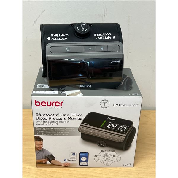 Beurer (Germany) Bluetooth One-Piece Blood Pressure Monitor - see photos