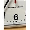 Image 2 : Twemco German Movement Quartz Wall Flip Clock Calendar BQ-12 (Approx: 12x15")