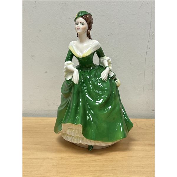 Coalport England Ladies of Fashion Jean Bone China Hand painted Figurine 7.75" very nice