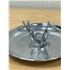 Image 5 : 2 "Pincherette" Vintage Ashtrays / Trinket Holders - Alligators & Hippos - 4.5"