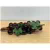 Image 5 : Mid Century Purple Lucite Grape Cluster - larger approx: 15"