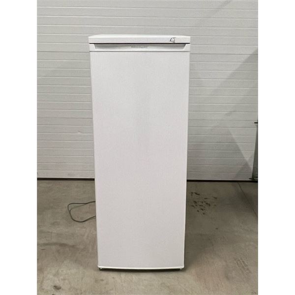 Frigidaire Upright Freezer - tested, working (see all photos) - Approx: 21.75 x 21.75 & 56"T