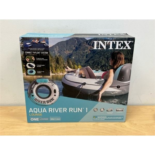 New Intex Aqua River Run Inflatable Lounge 53" - see all photos for details