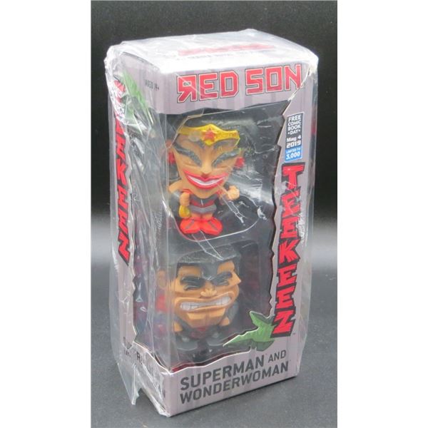 DC Teekeez Superman & Wonderwoman Exclusive 2.75-Inch Collectible Figure 2-Pack