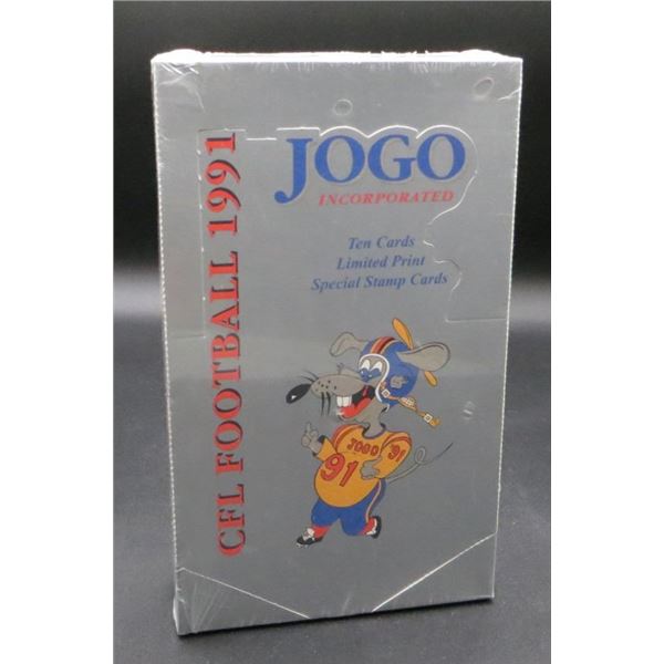 1991 JOGO CFL Football Cards Box 36 Packs Sealed