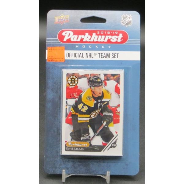 Boston Bruins 2018-19 Team Card Set