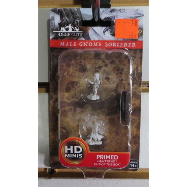 Pathfinder Deep Cuts: Male Gnome Sorcerer Miniatures Unpainted