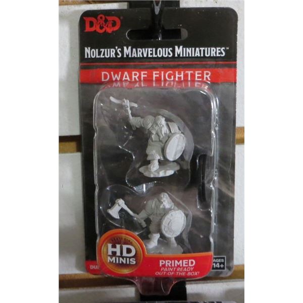 Dungeons & Dragons Nolzurs Marvelous Miniatures: MALE DWARF FIGHTER Unpainted