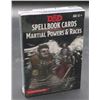 Dungeons & Dragons Spellbook Cards: Martial Powers & Races
