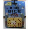 Image 1 : 8-Bit D6 Dice: Hearts Package is yellowed dice are not