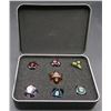 Image 1 : Die Hard Dice - RPG Metal Sinister Rainbow - Set of 7