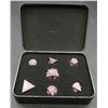 Image 1 : Die Hard Dice - RPG Metal Gunmetal Pink - Set of 7