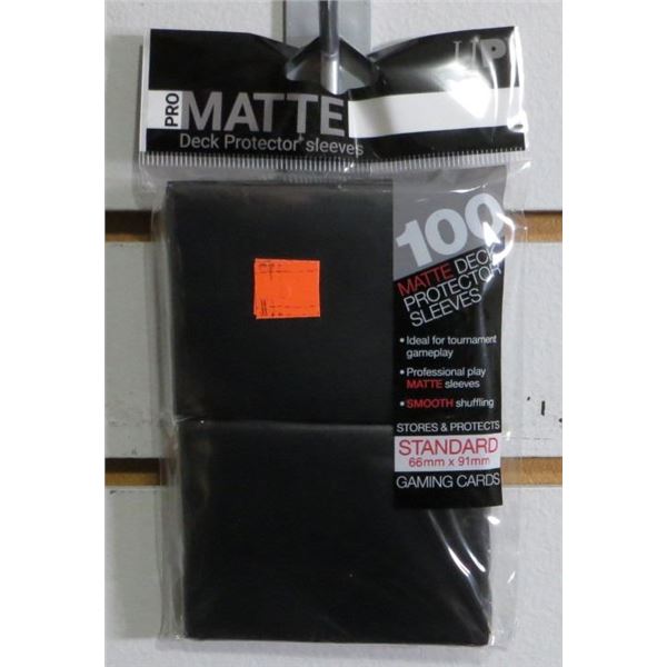Ultra Pro 100-count Pro-Matte Standard Deck Protectors - Black