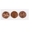 Image 1 : THREE 1-OZ .999 COPPER ROUNDS
