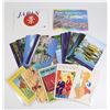 Image 1 : 2 NEW PACKS OF JAPAN POSTCARDS UNUSED
