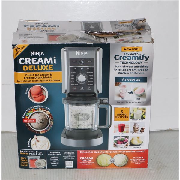 STORE RETURN: NINJA CREAI DELUXE 11 IN 1 ICE CREAM