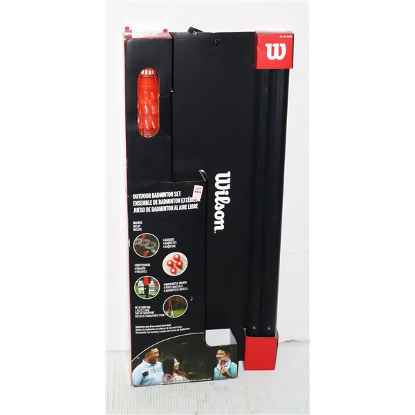 STORE RETURN: WILSON OUTDOOR BADMINTON SET