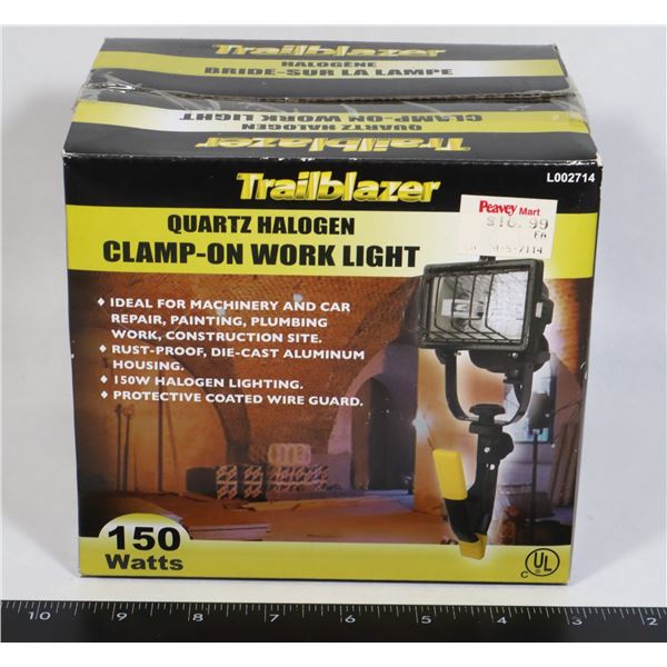 NEW TRAILBLAZER CLAMP ON WORK LIGHT