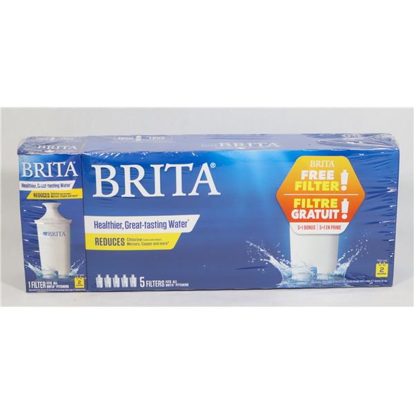 NEW BRITA 5 FILTER PACK