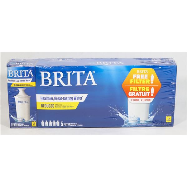 NEW BRITA 5 FILTER PACK