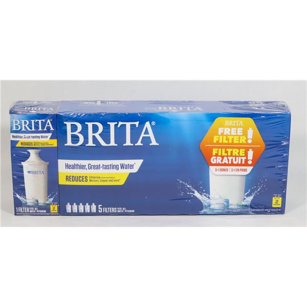 NEW BRITA 5 FILTER PACK