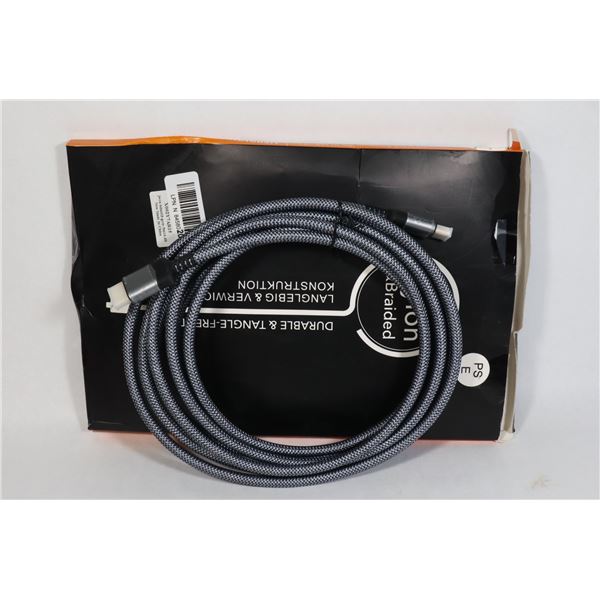 5M LONG BRAIDED HDMI CABLE