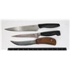 Image 1 : BUNDLE OF 3 KITCHEN KNIVES