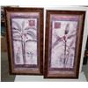 Image 1 : TWO LARGE MATCHING STYLE WALL ART PIECES