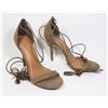 Image 1 : LE CHATEAU BROWN SUEDE LACE UP HEELS SIZE 8 NEVER