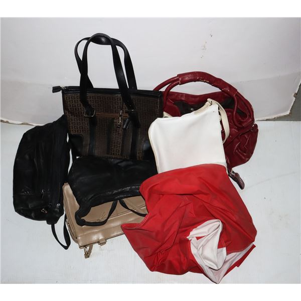 ESTATE BOX OF ASSORTED PURSES AND HANDBAGS