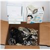 Image 1 : ESTATE BOX OF ELECTRONICS, PHONES, CORDS, AND