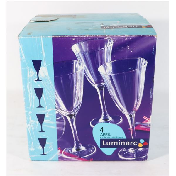 LUMINARC 4 GLASSES