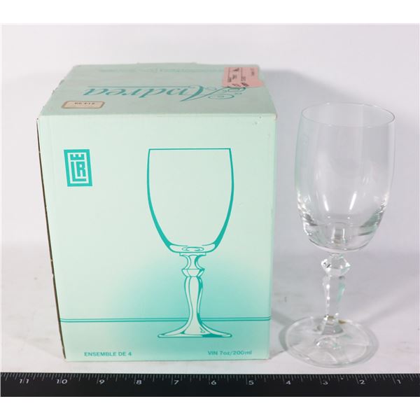 X4 WINE GLASSES