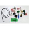 Image 1 : 15 Polished Gemstone Pendants & 1 Necklace Cord